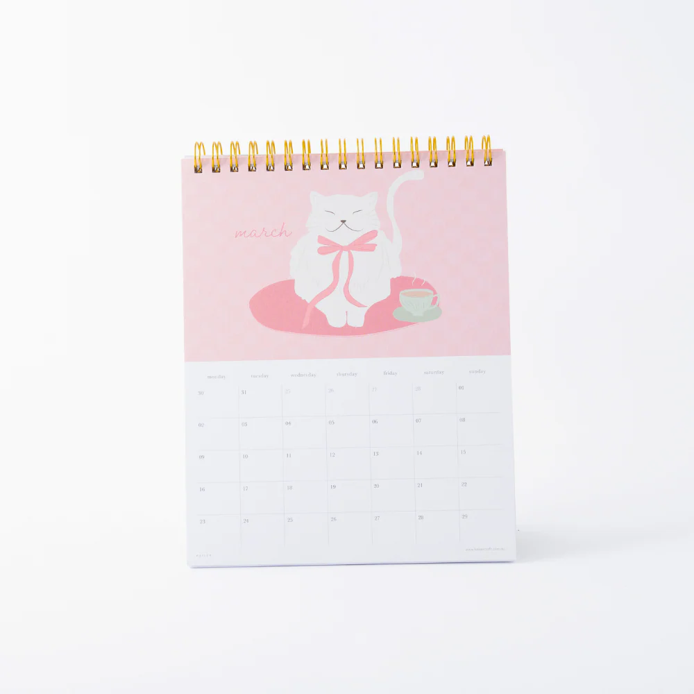 2026 Desk Calendar - Kit-Tea Cat - Image 3