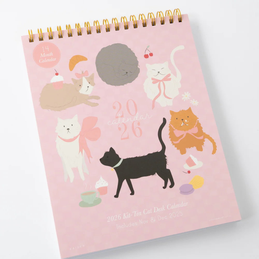 2026 Desk Calendar - Kit-Tea Cat - Image 5