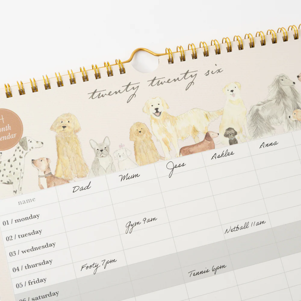 2026 Family Calendar - Dog Lover - Image 3