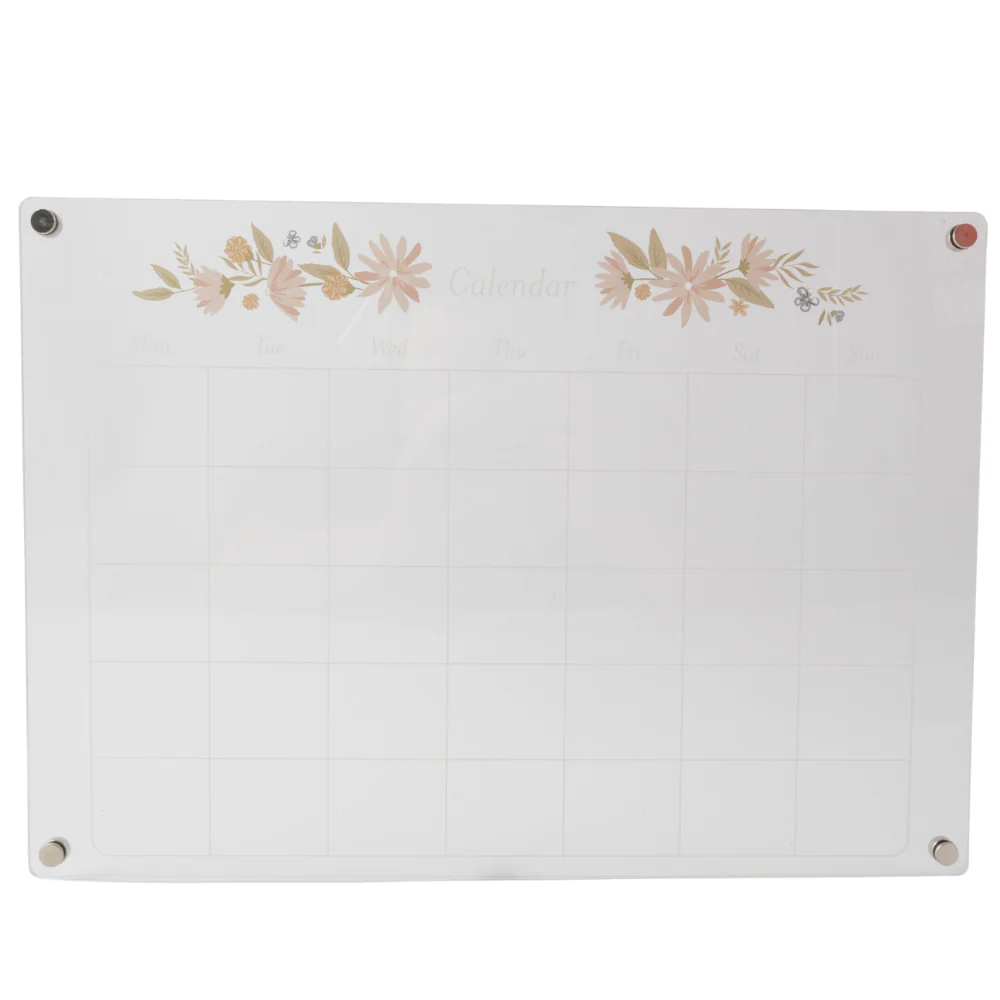 A3 Acrylic Weekly/Family Fridge Calendar