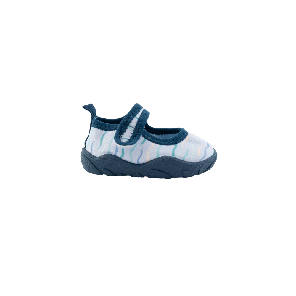 Baby Strap Beach Shoes 6-12m - BLUE WAVES - Image 3