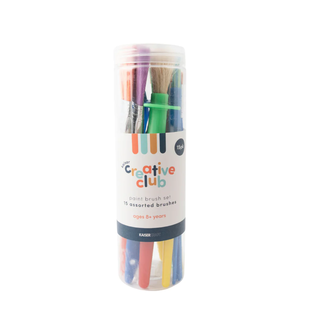 Kaiser Creative Club - Kids Paint Brush Set 15pk - Image 2