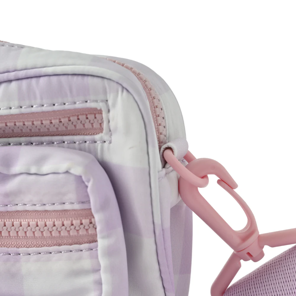 Gelato Series Crossbody Camera Bag -  PASTEL GINGHAM - Image 2