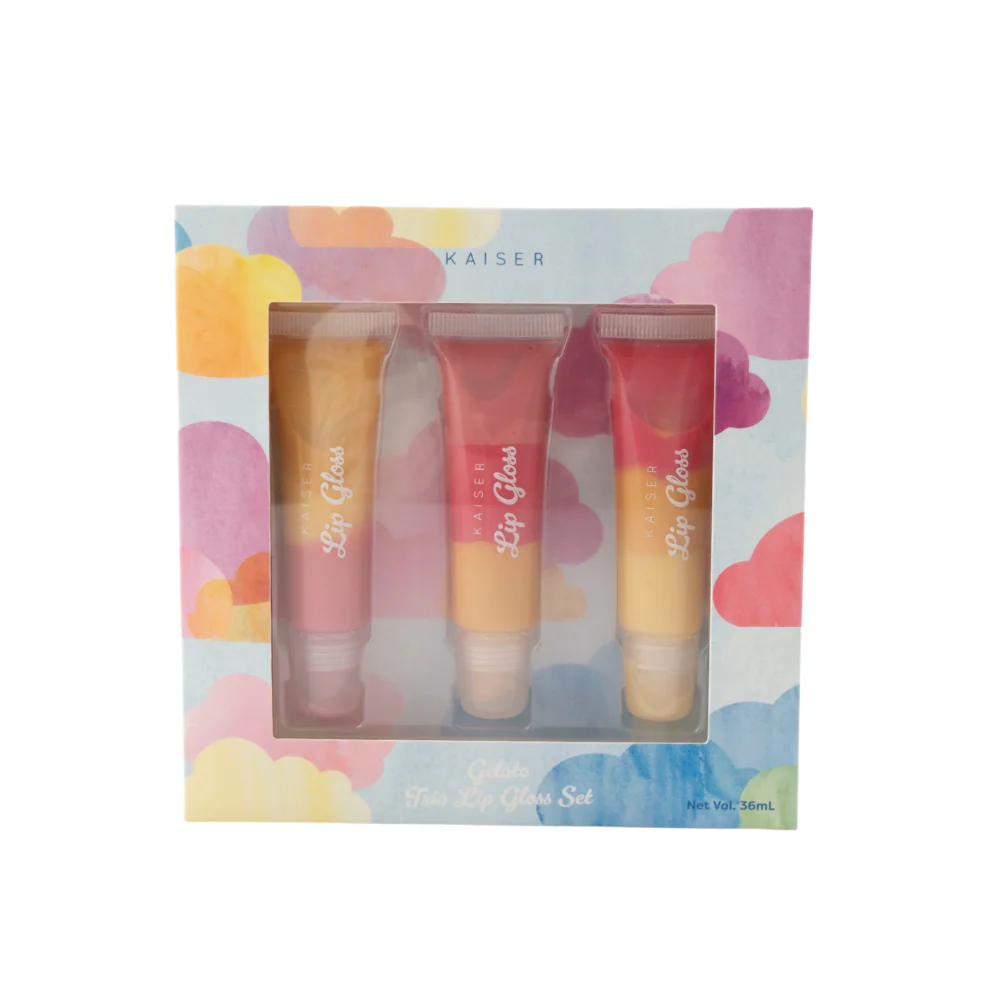 Gelato Series Lip Gloss Tri-Colour 3pk -  TROPICAL - Image 2