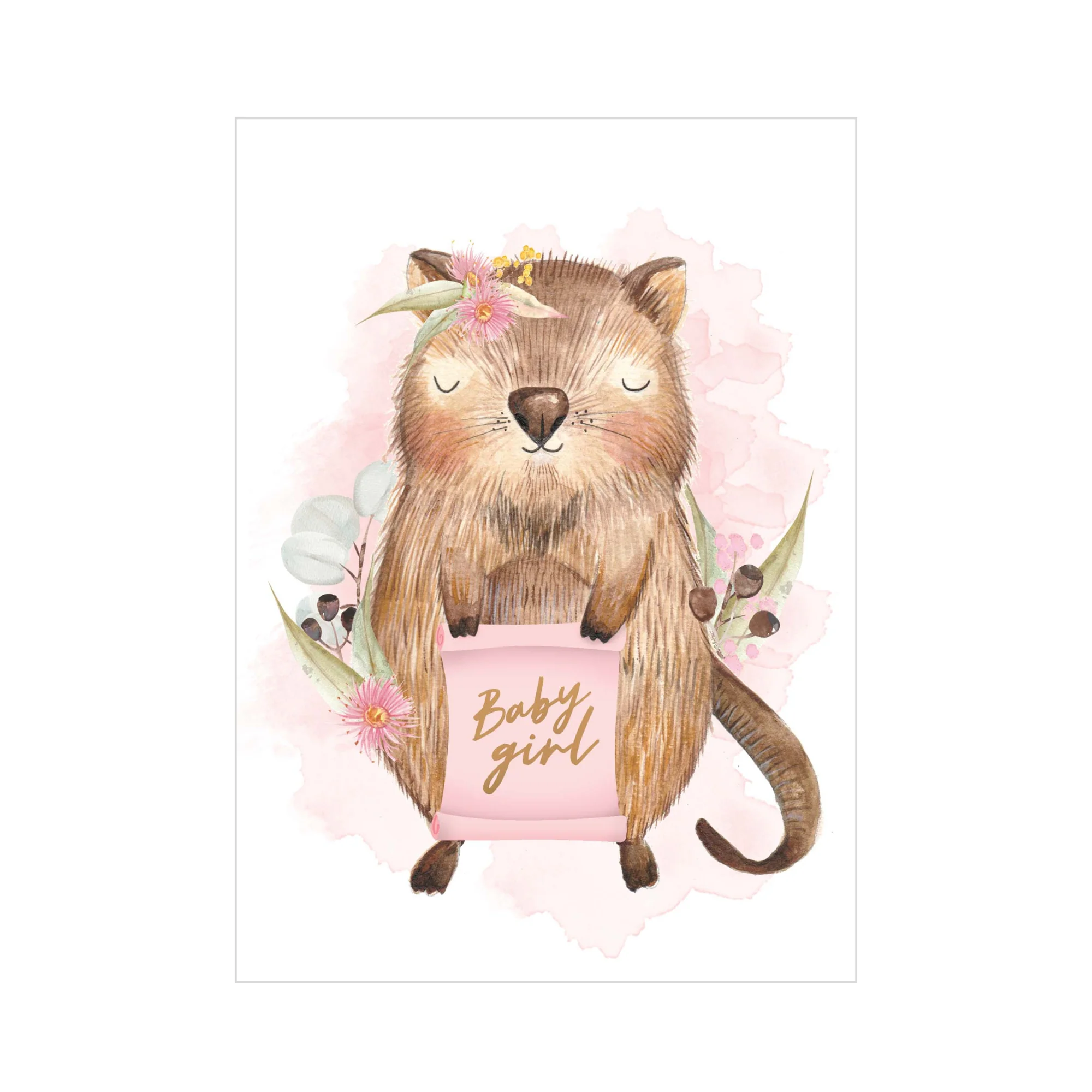 Greeting Card BABY - BABY QUOKKA