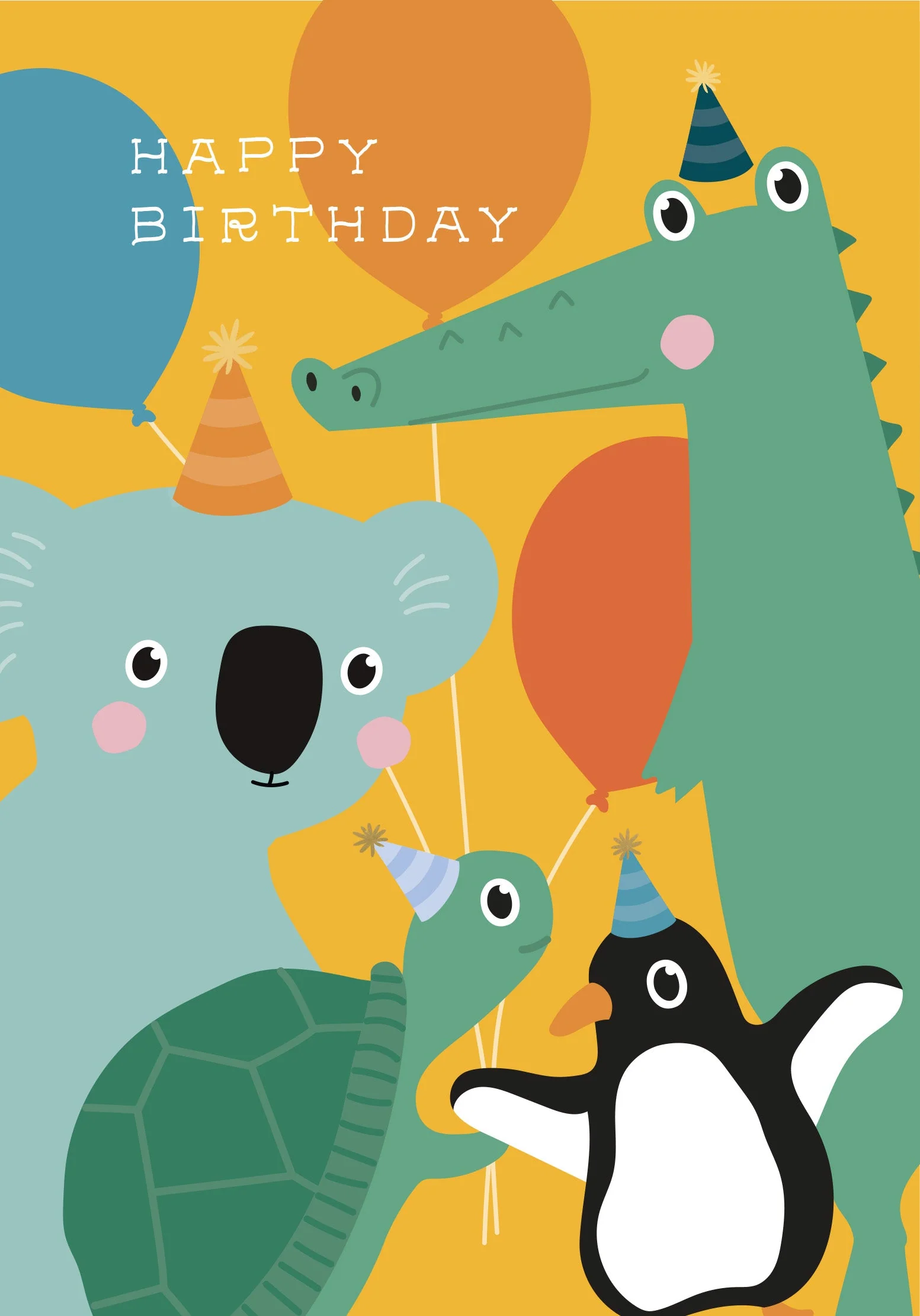 Greeting Card Explorer Mates - Birthday Bunch