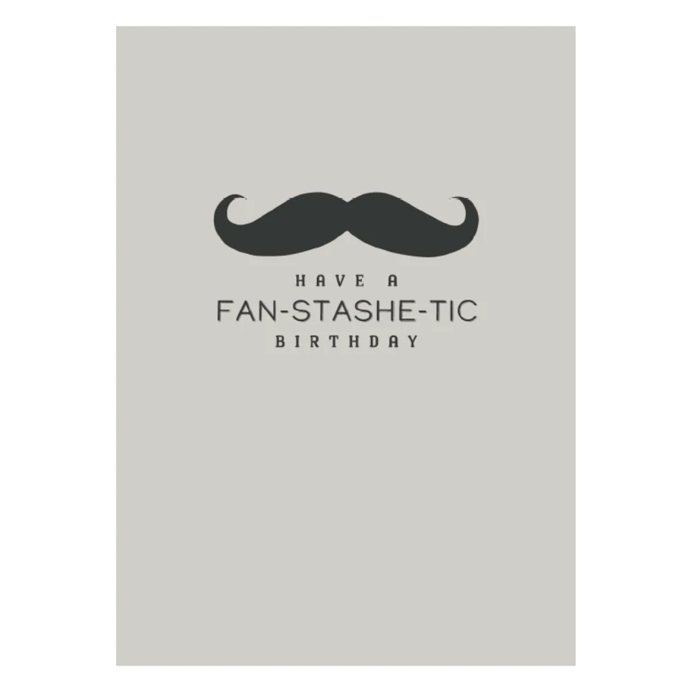 Greeting Card - FOR HIM - Moustache