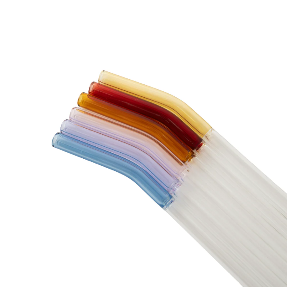 Indigo Series Glass Straw 6pk - SUMMER - Image 2