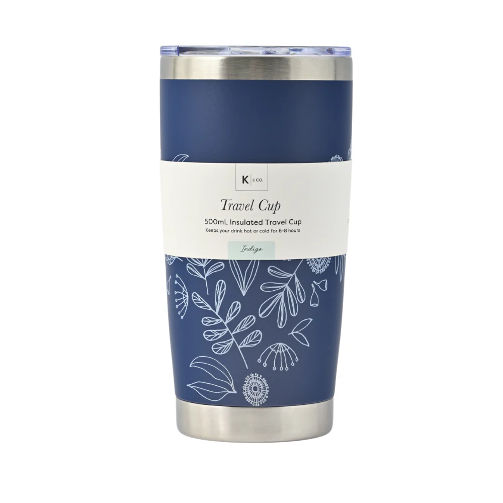 Indigo Series Insulated Coffee Cup - NATIVE SKETCH