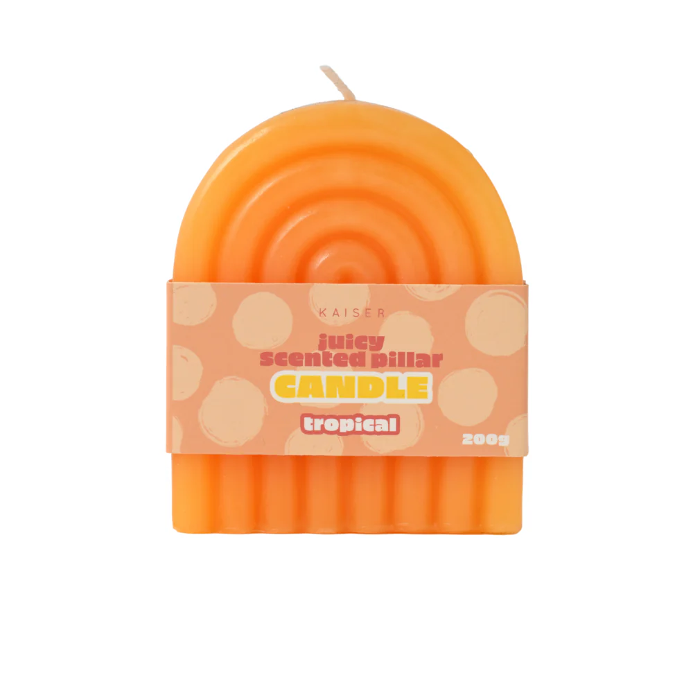 Juicy Series Pillar Candle - TROPICAL