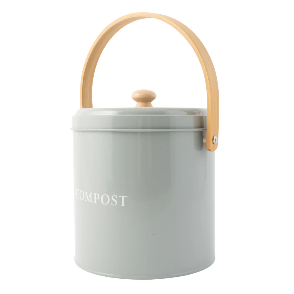 K&Co. Blossom series Compost Bin 5L - SAGE - Image 4