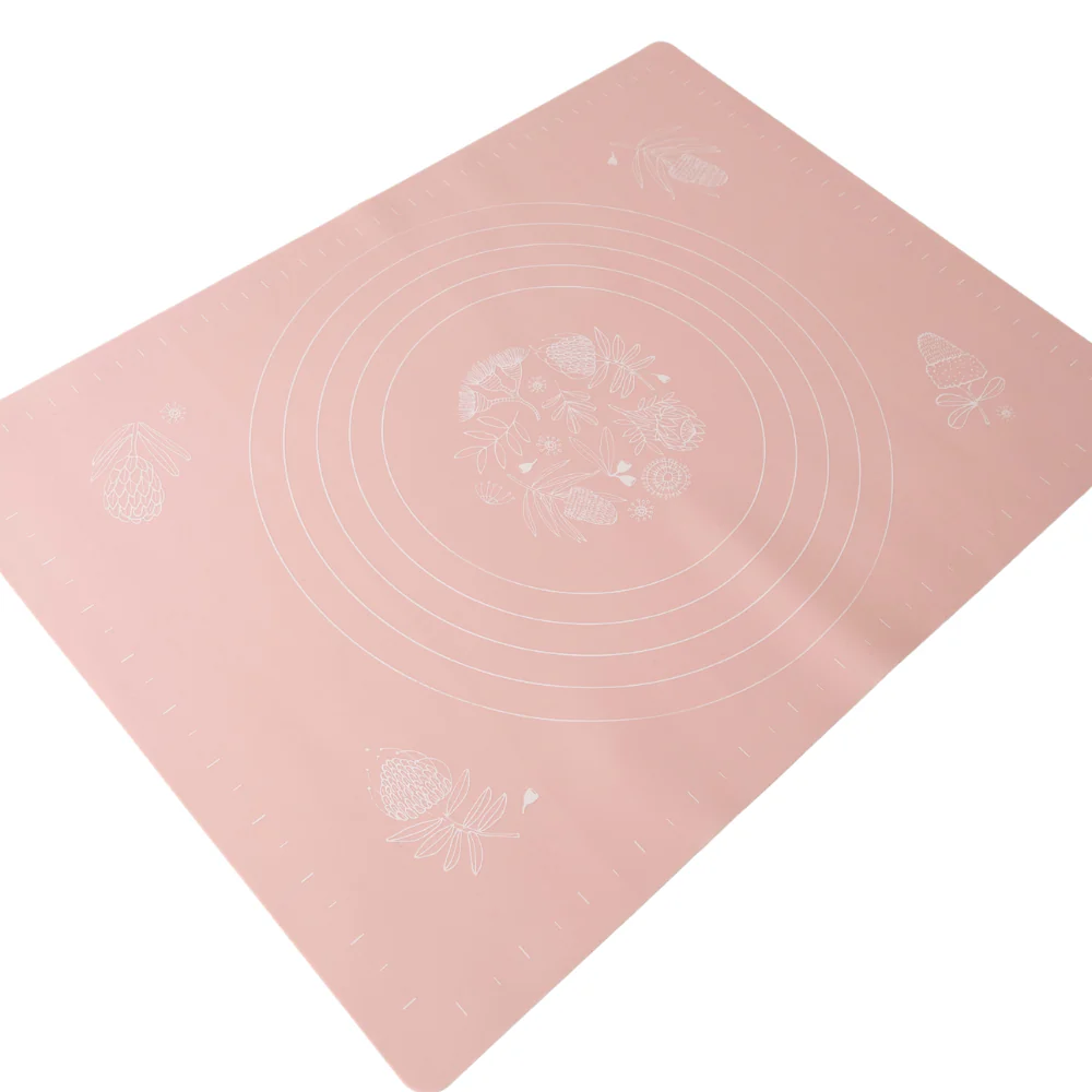 K&Co. Blossoms series Silicone Baking Mat - DUSTY PINK - Image 2