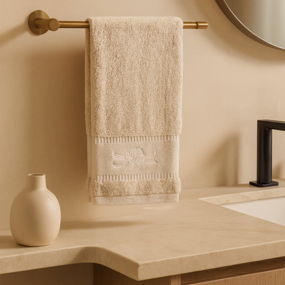 K&Co. Serenity Series Hand Towel - TAUPE - Image 3