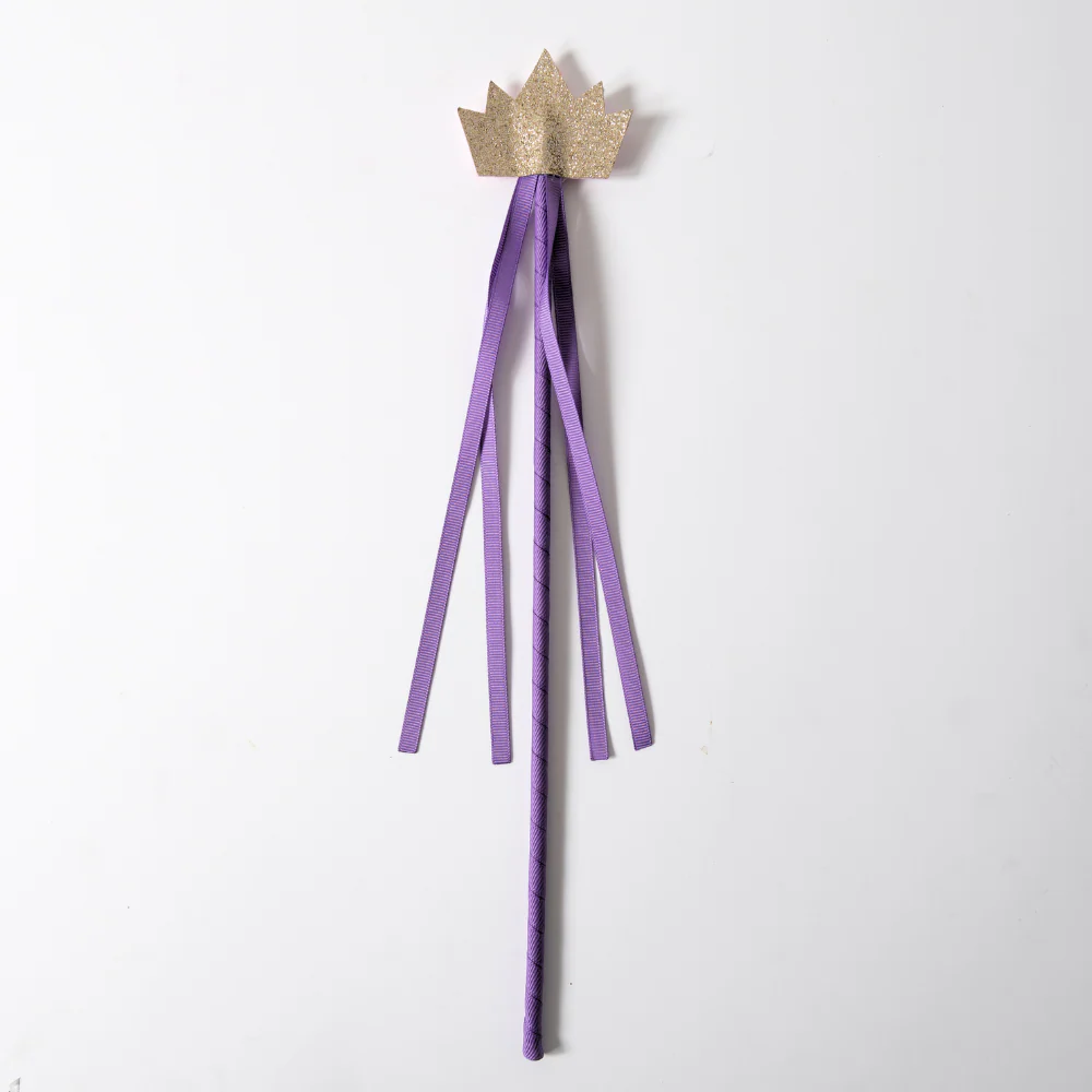 K Mini Dress Up Wand - Gold Crown - Image 2