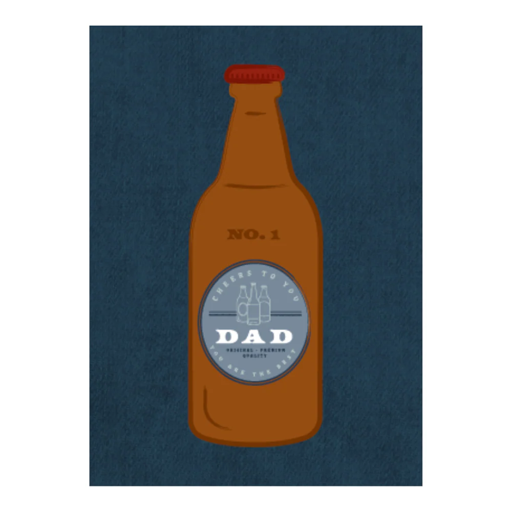 Greeting Card - FOR HIM - Cheers Dad