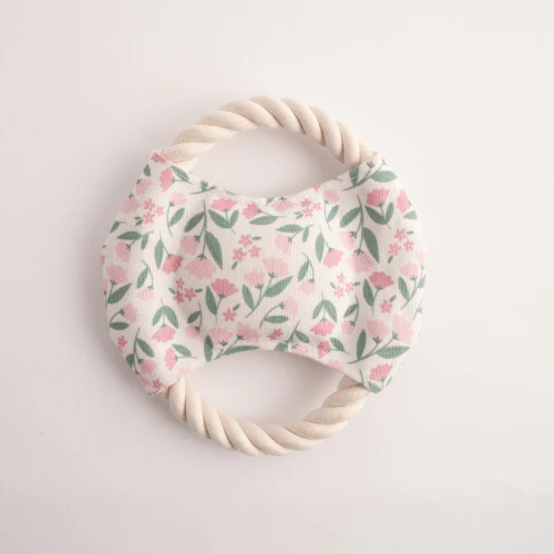Pet Rope Frisbee - FLORAL
