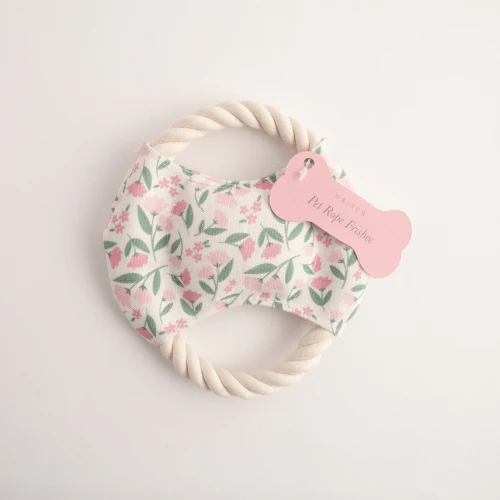 Pet Rope Frisbee - FLORAL - Image 2