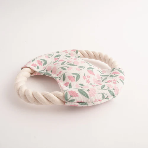 Pet Rope Frisbee - FLORAL - Image 3