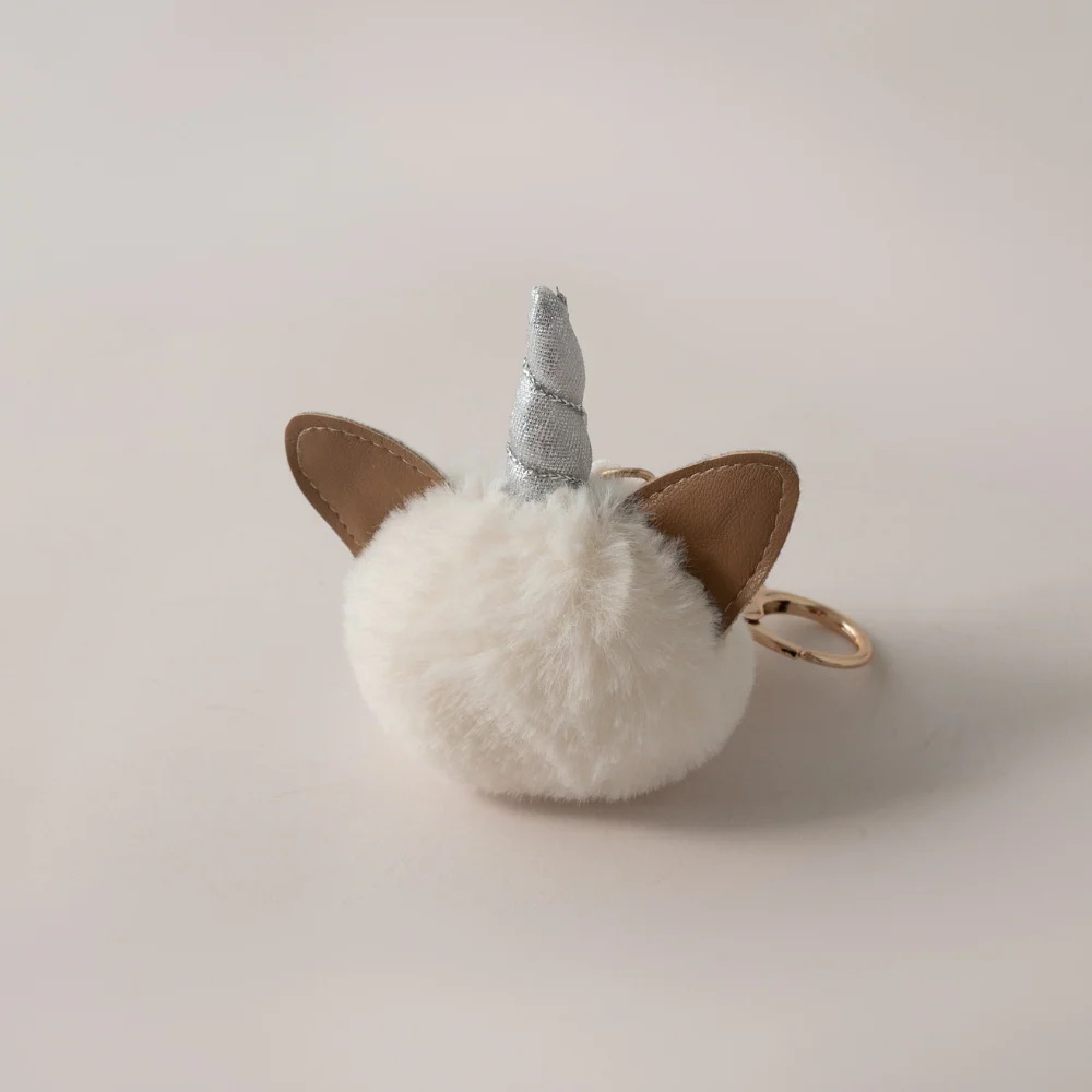 Keychain Pom Pom - UNICORN CAT - Image 2