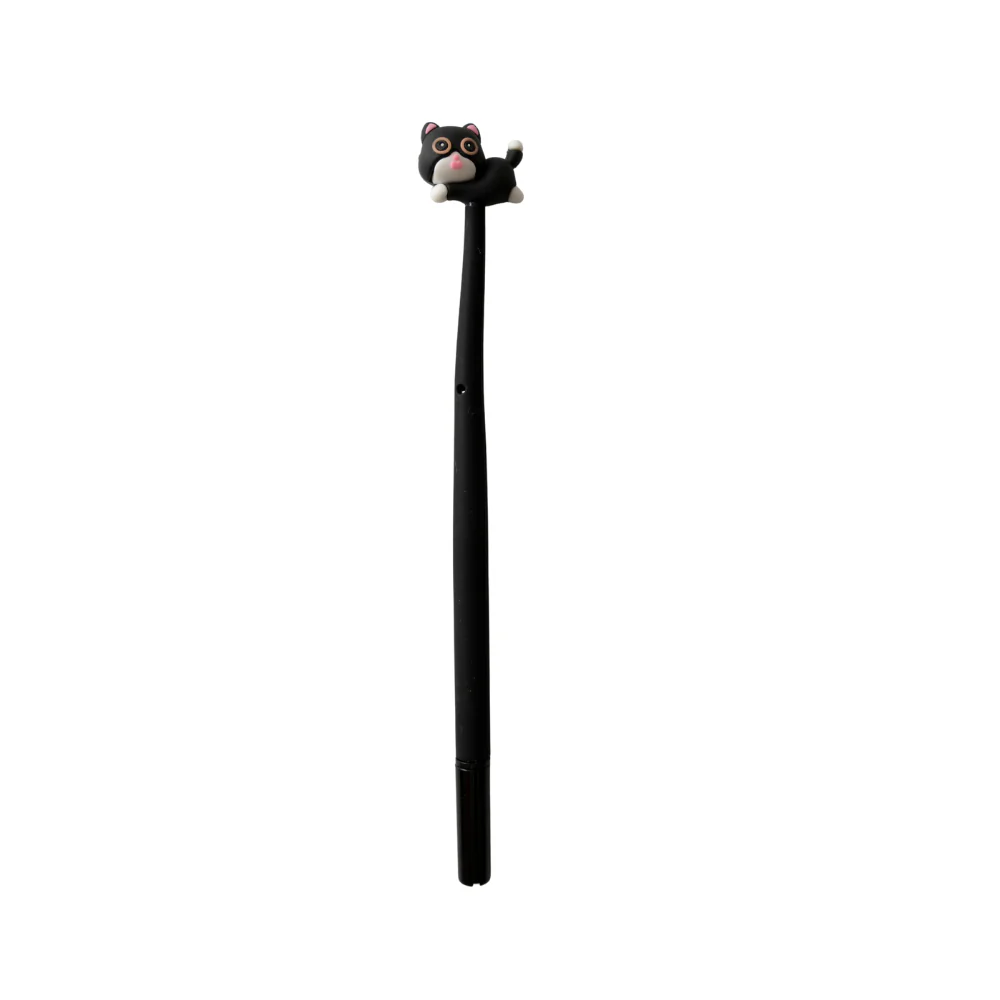 Kaiser Creative Club - Kids Novelty Pen - BENDY CAT BLACK