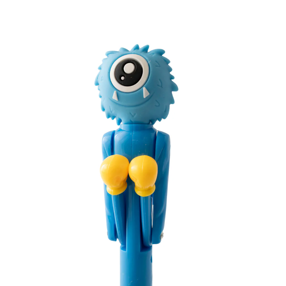 Kaiser Creative Club - Kids Novelty Pen - BOXING MONSTER CYAN - Image 2