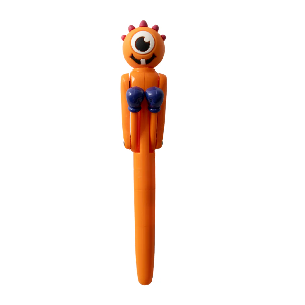 Kaiser Creative Club - Kids Novelty Pen - BOXING MONSTER ORANGE