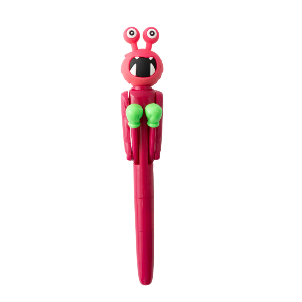 Kaiser Creative Club - Kids Novelty Pen - BOXING MONSTER PINK
