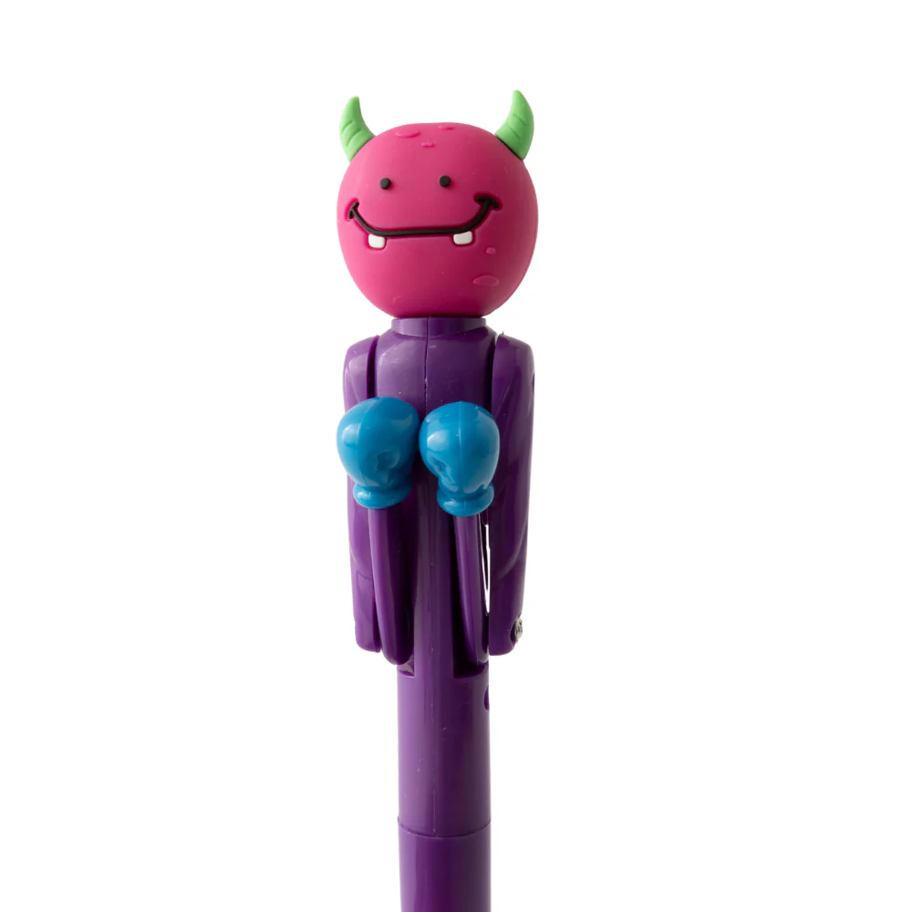 Kaiser Creative Club - Kids Novelty Pen - BOXING MONSTER PURPLE