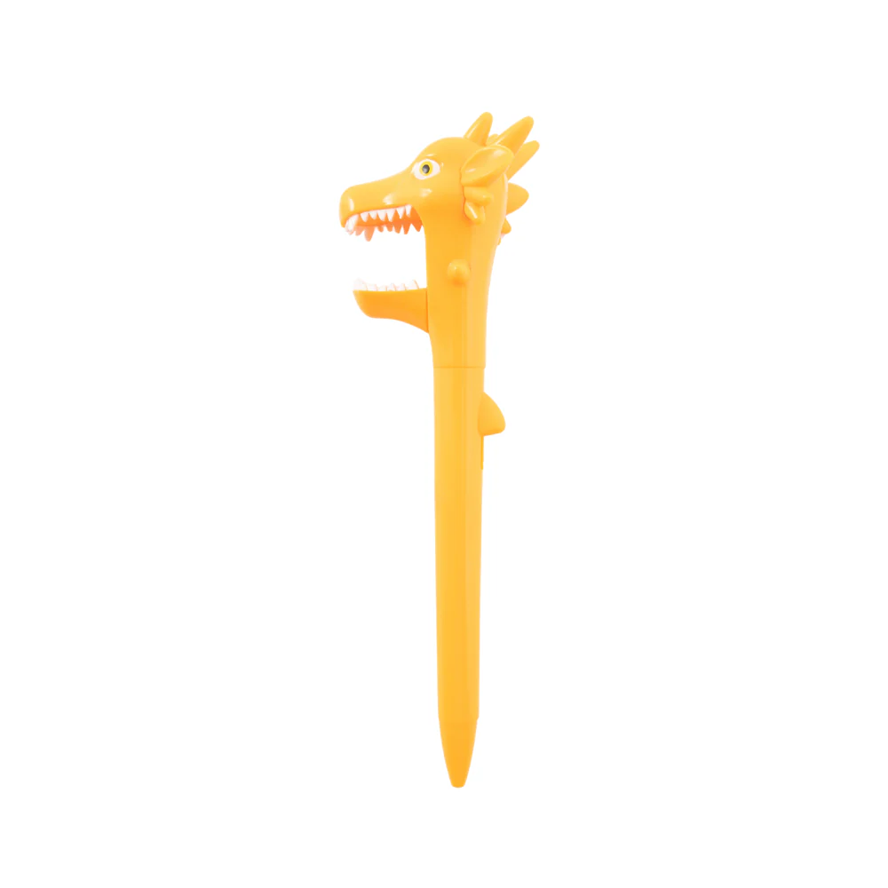 Kaiser Creative Club - Kids Novelty Pen - DRAGON CHOMP ORANGE