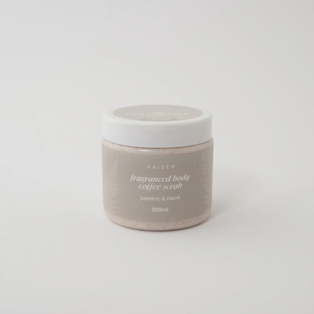 Mist Collective Body Coffee Scrub 200mL - Jasmine & Musk - Image 2