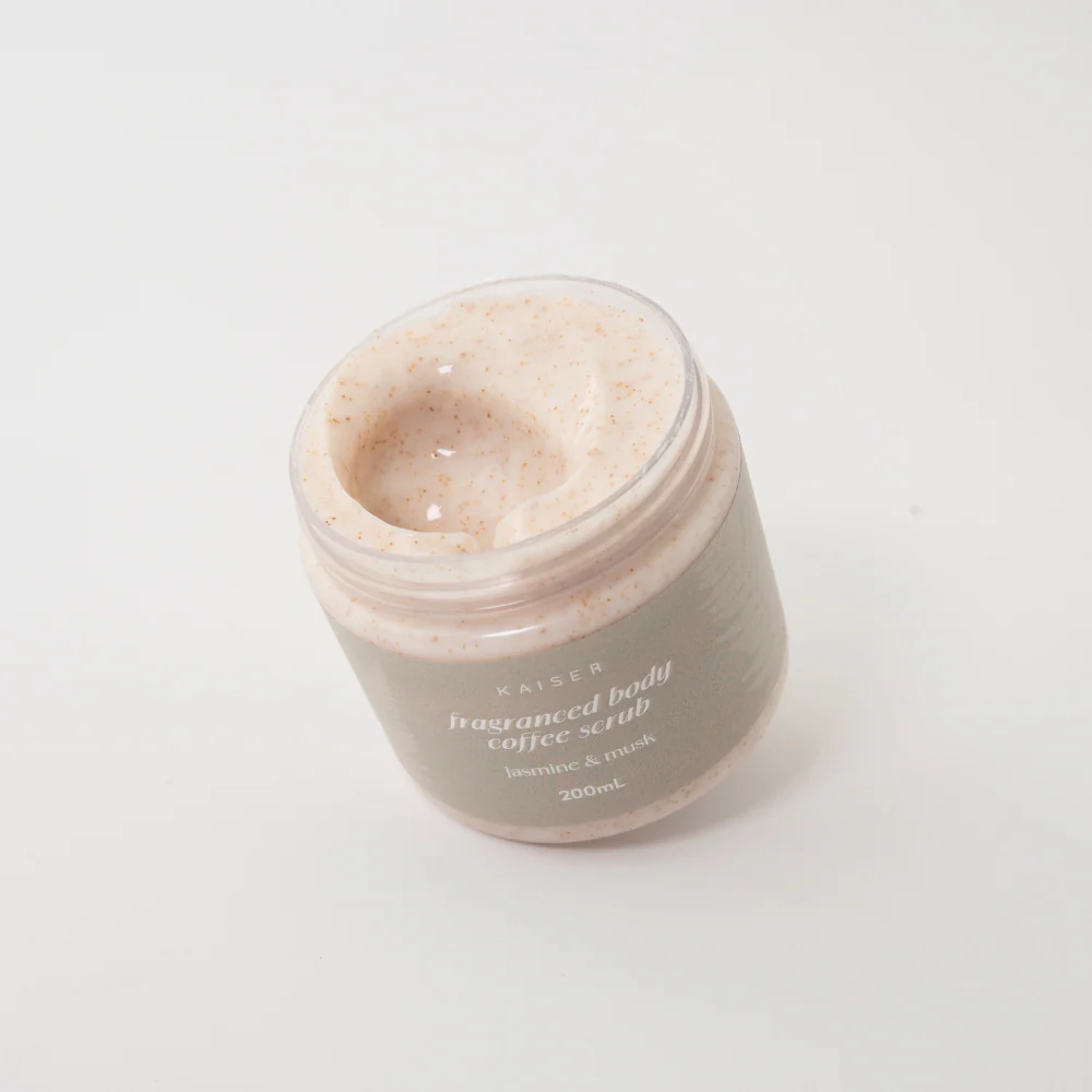 Mist Collective Body Coffee Scrub 200mL - Jasmine & Musk - Image 3