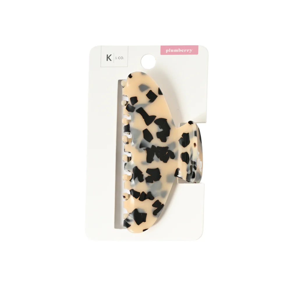 Plumberry Series Acrylic Hair Claw Clip - TORT