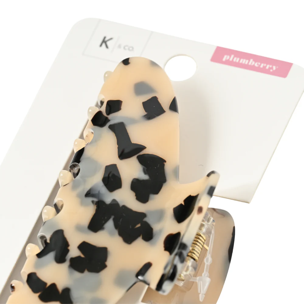 Plumberry Series Acrylic Hair Claw Clip - TORT - Image 2