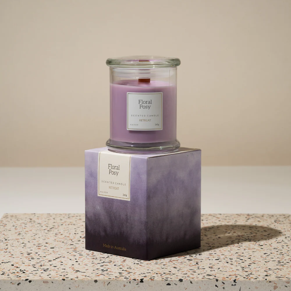 Retreat Candle 260g  - FLORAL POSY