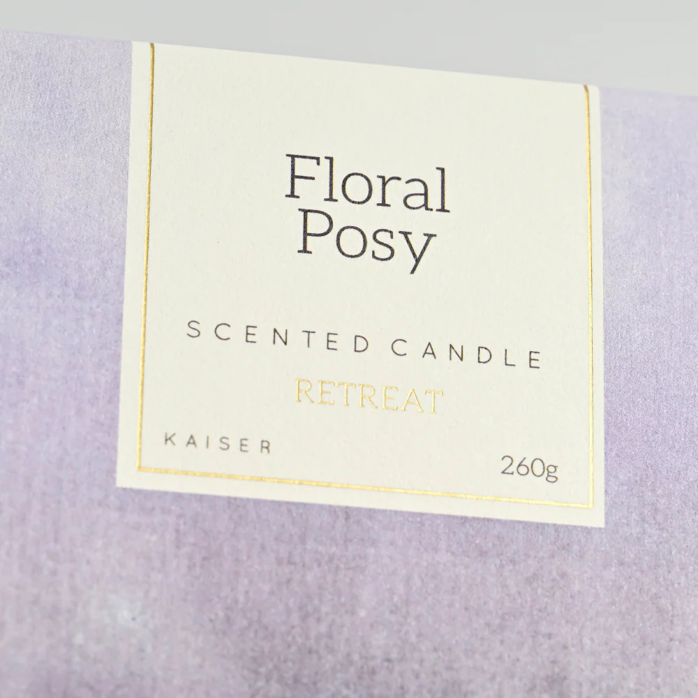 Retreat Candle 260g  - FLORAL POSY - Image 3