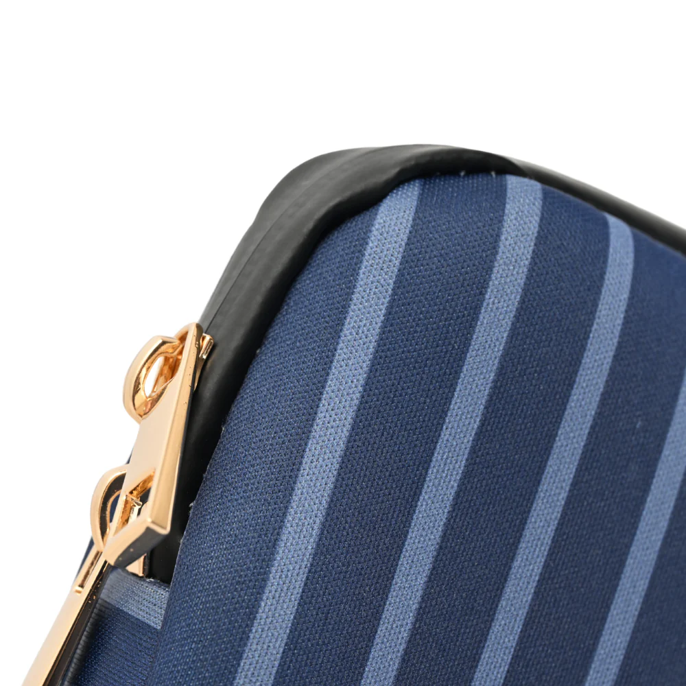 Soleil Series Neoprene Laptop Sleeve 15inch - NAVY STRIPE - Image 2