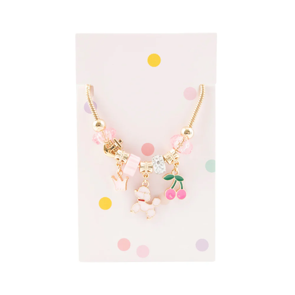 Sunnie Series Charm Bracelet - GOLD POODLE