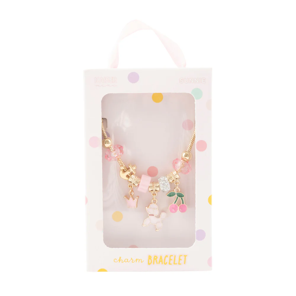 Sunnie Series Charm Bracelet - GOLD POODLE - Image 3