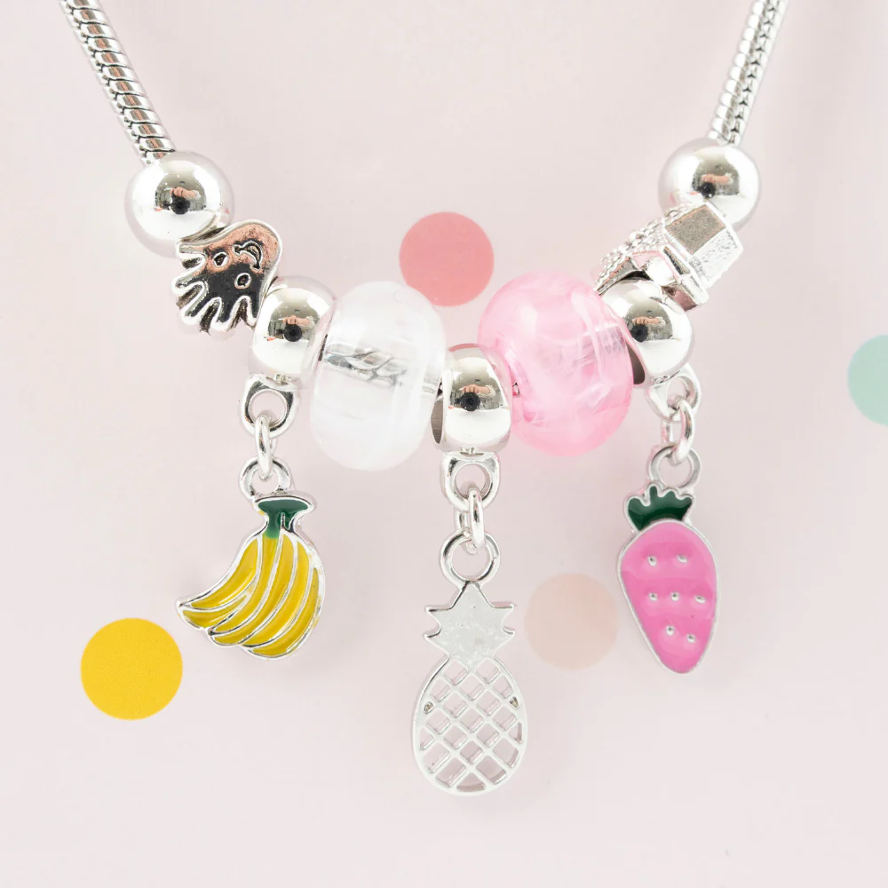 Sunnie Series Charm Bracelet - SILVER PINEAPPLE - Image 2