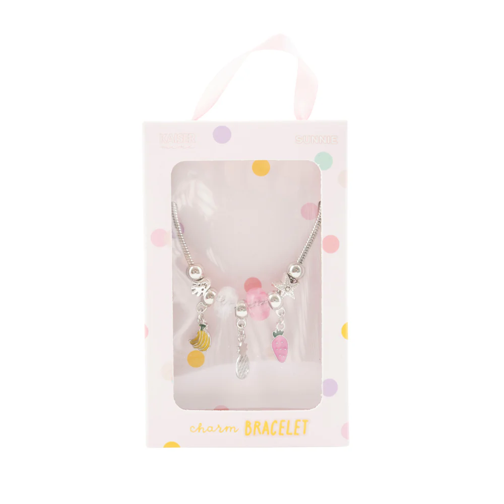 Sunnie Series Charm Bracelet - SILVER PINEAPPLE - Image 3