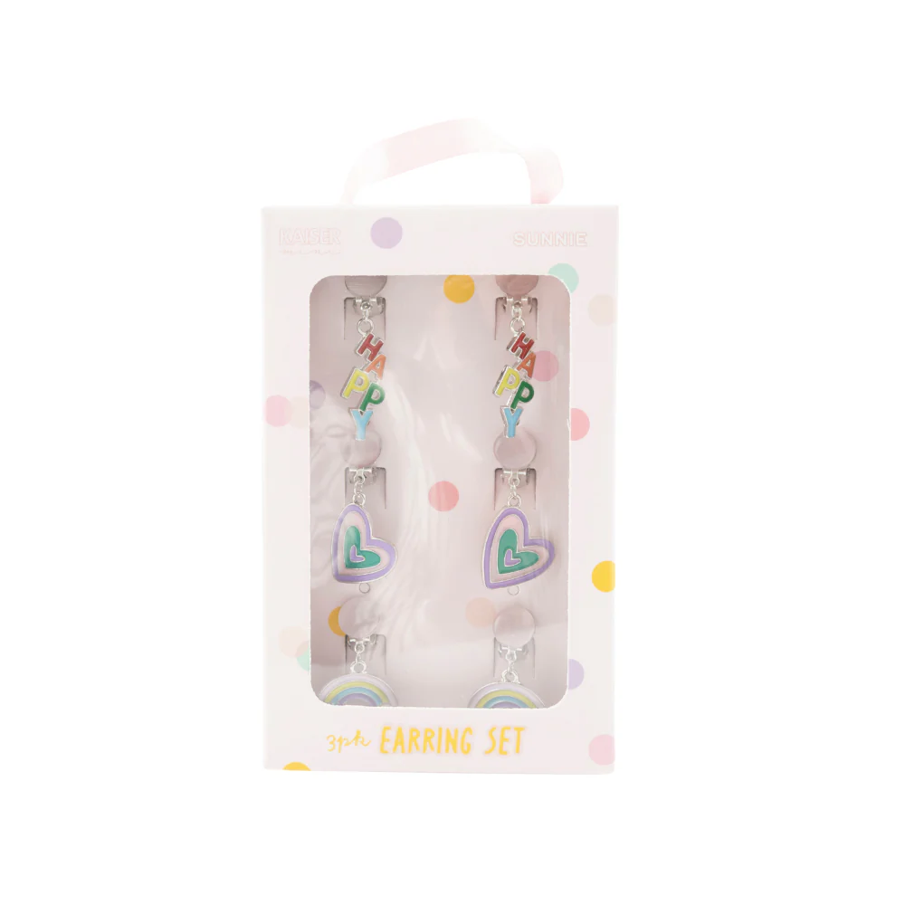 Sunnie Series Earring Set 3pk - HAPPY - Image 2