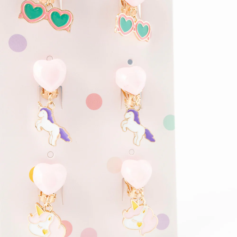 Sunnie Series Earring Set 3pk - UNICORN HEART - Image 2
