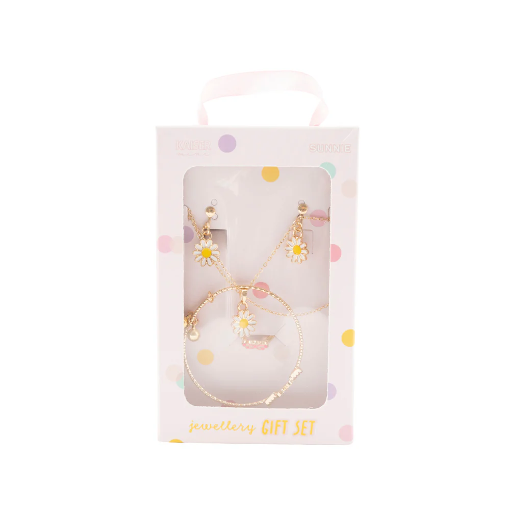 Sunnie Series Jewellery Gift Set - DAISY GOLD - Image 3