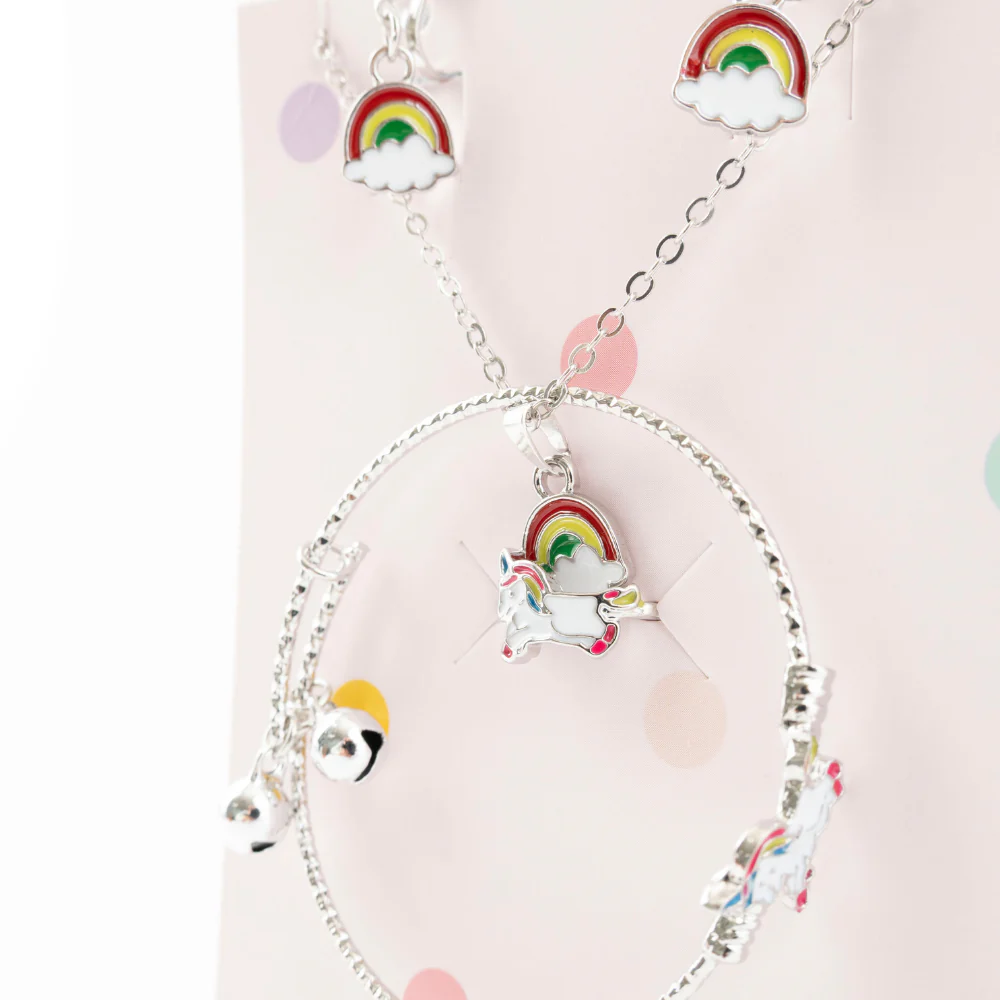 Sunnie Series Jewellery Gift Set - RAINBOW SILVER - Image 2