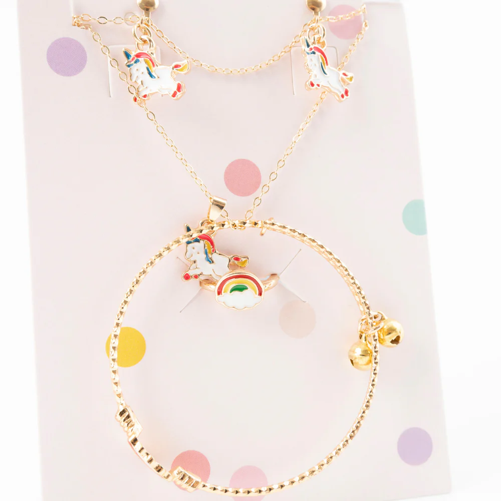 Sunnie Series Jewellery Gift Set - UNICORN GOLD - Image 2
