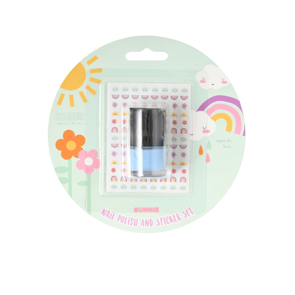 Sunnie Series Nail Polish & Sticker Set - SUNNIE