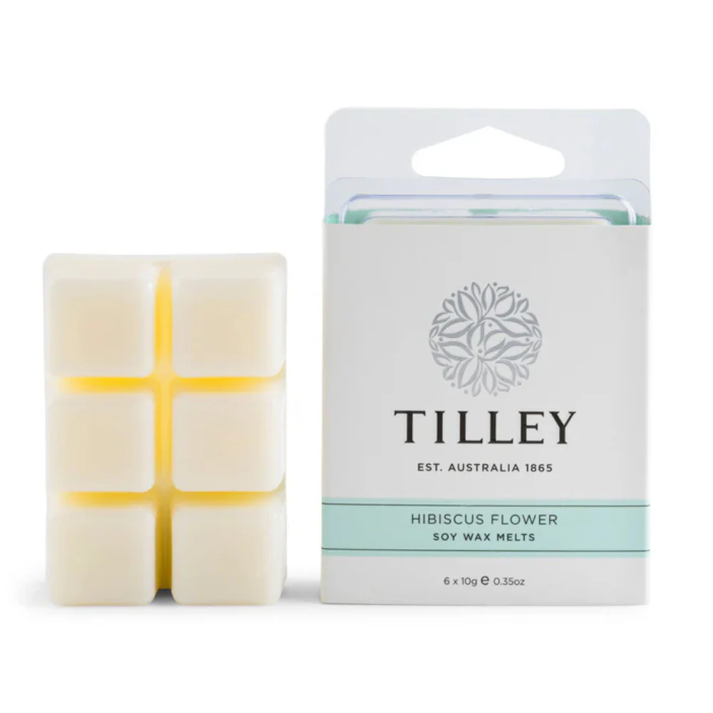 Tilley Hibiscus Flower Square Soy Wax Melts 60g
