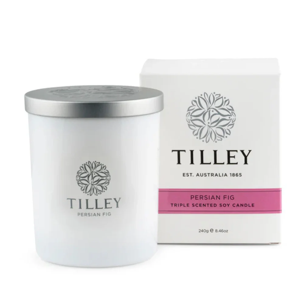 Tilley Persian Fig Soy Candle 240g/ 45 hour