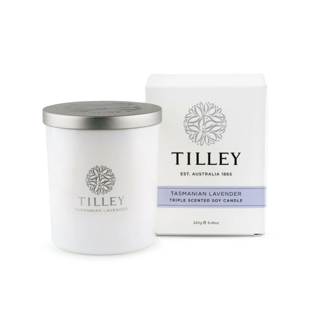 Tilley Tasmanian Lavender Soy Candle 240g / 45 hour