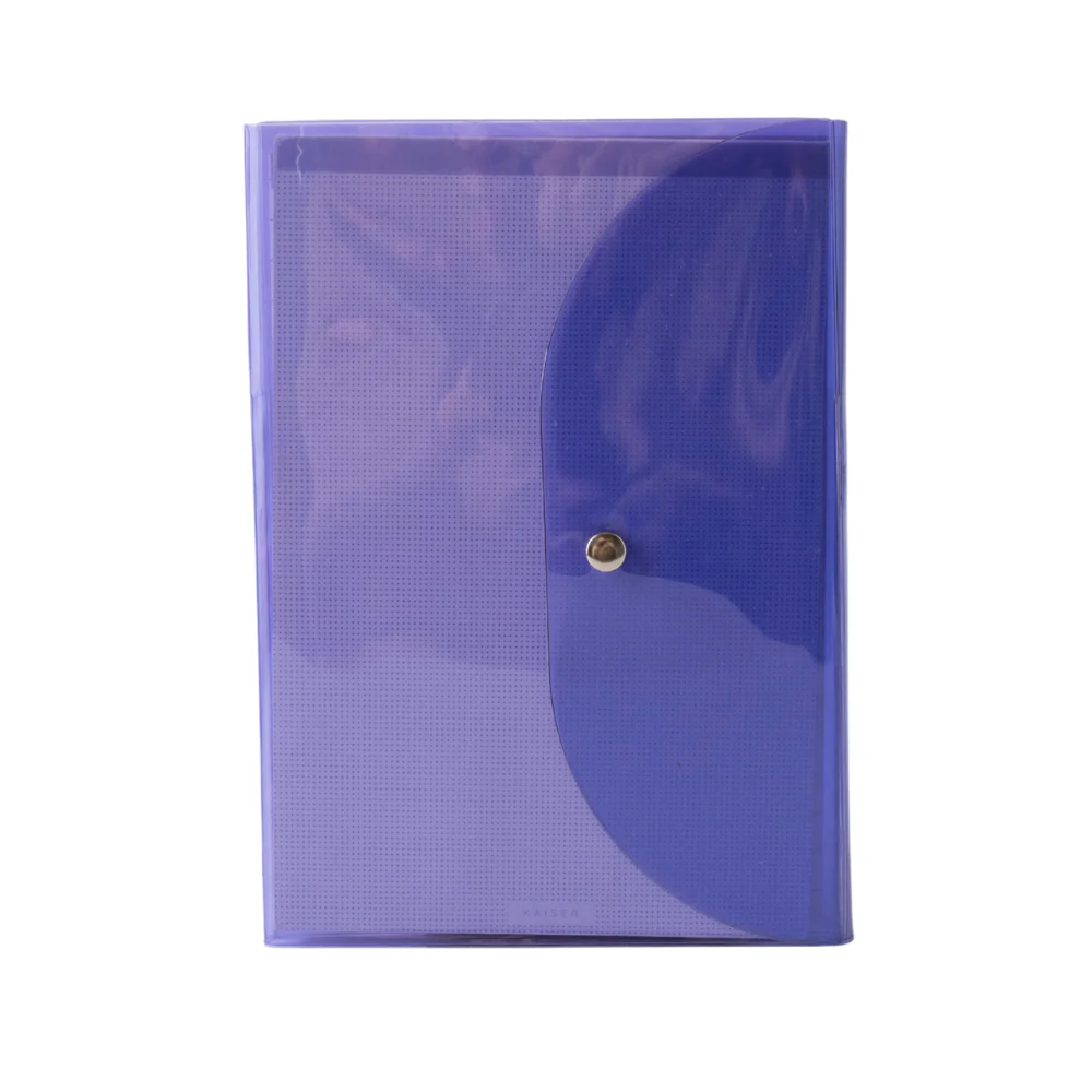Vivid Collection A5 3pk Notebook Set with Clear Cover - PURPLE - Image 2